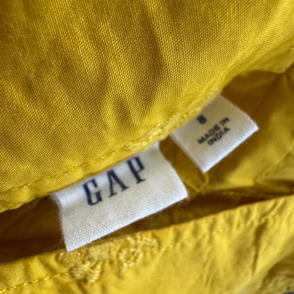 GAP Sunflower Yellow Quilted Jacket